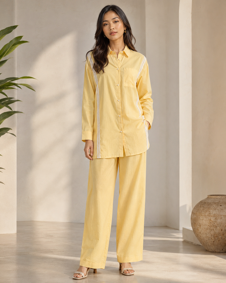 Pastel Yellow Co-ord Set
