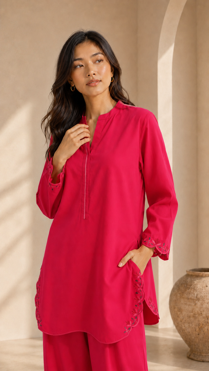 Irish Cotton Cutwork Co-Ord