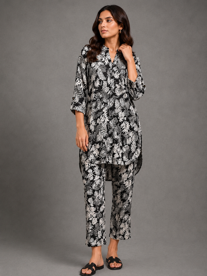 Printed Leaves Co-ord Set