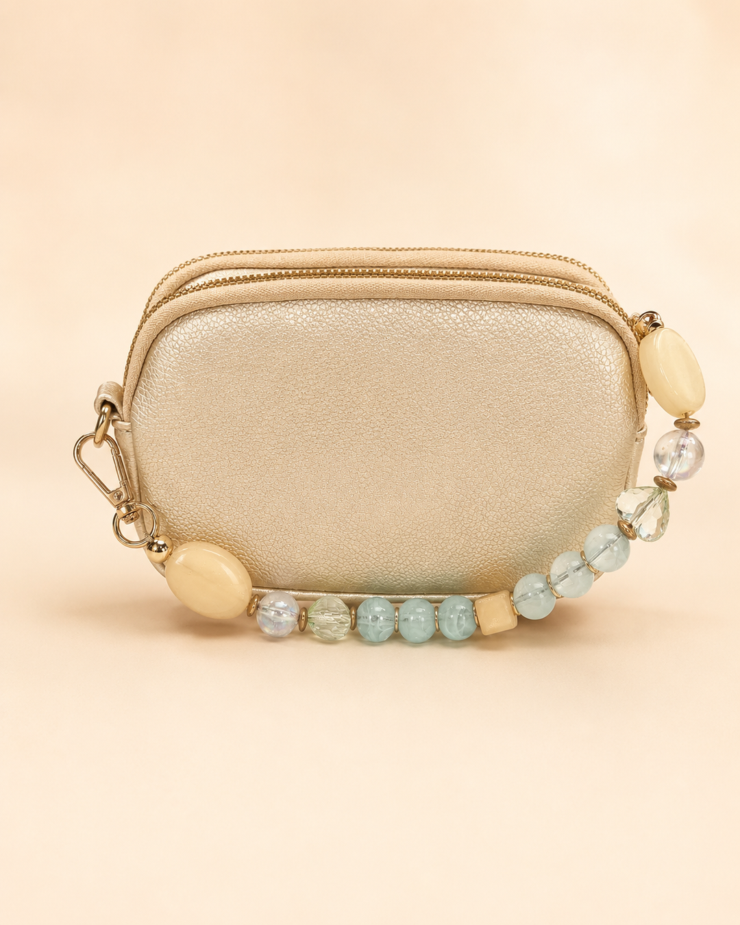 Double Zip Bead Bag