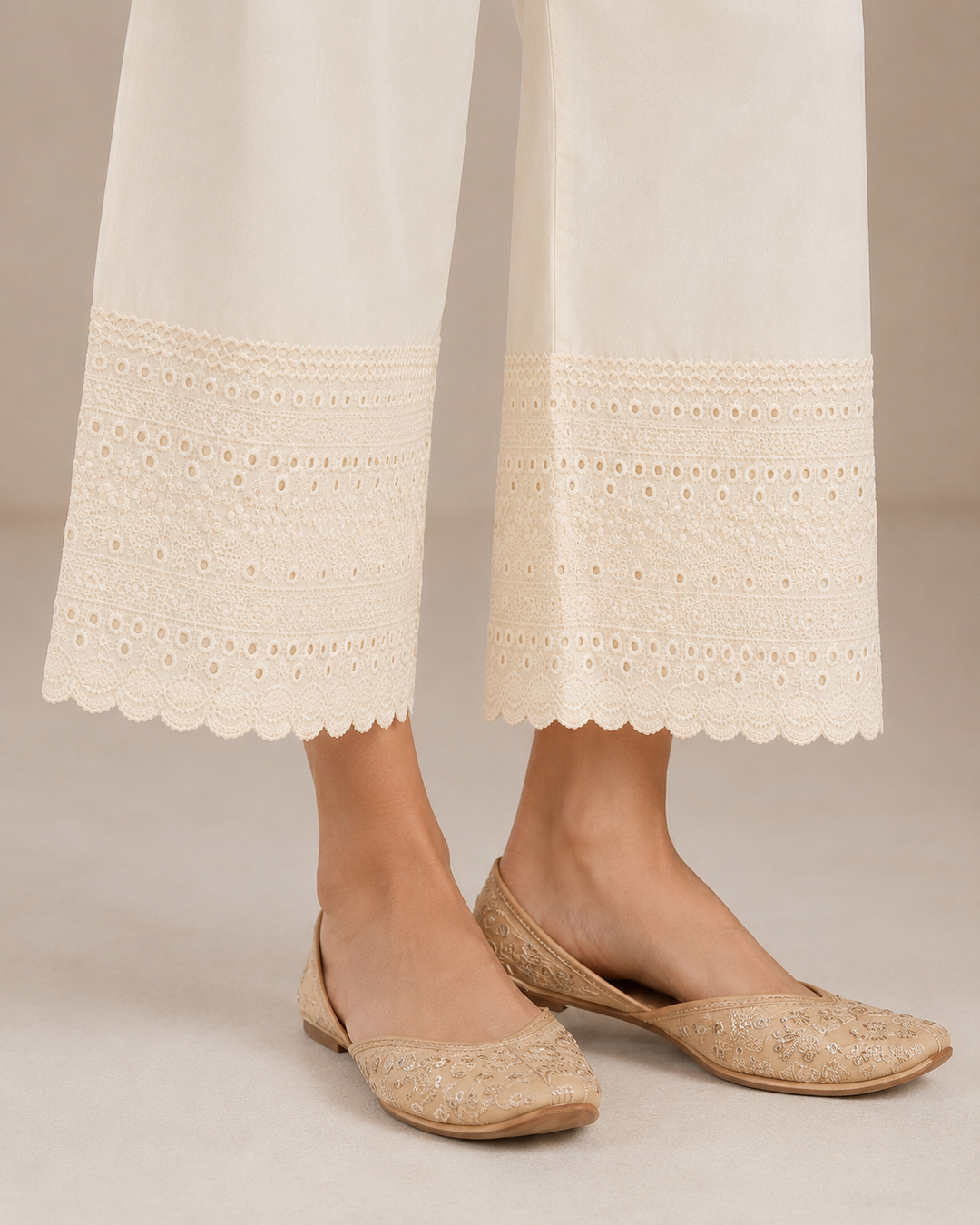 Chikankari Culotte