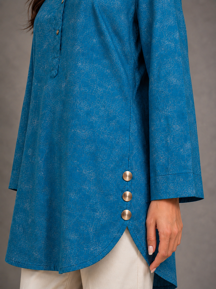 Textured Cotton Tunic