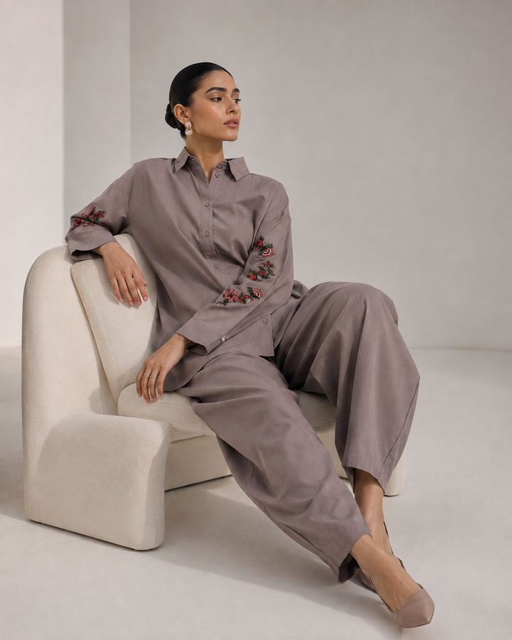 Sienna Embroidered Cotton Co-ord