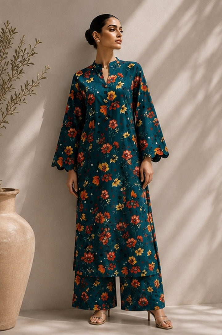 Teal Garden Co-Ord
