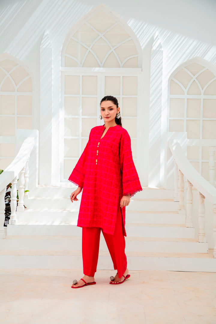 Chikankari co-ord