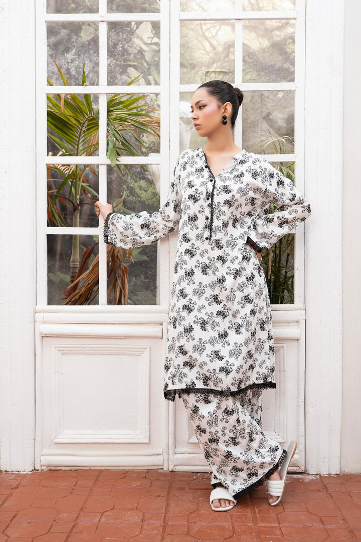 Floral printed 2pc