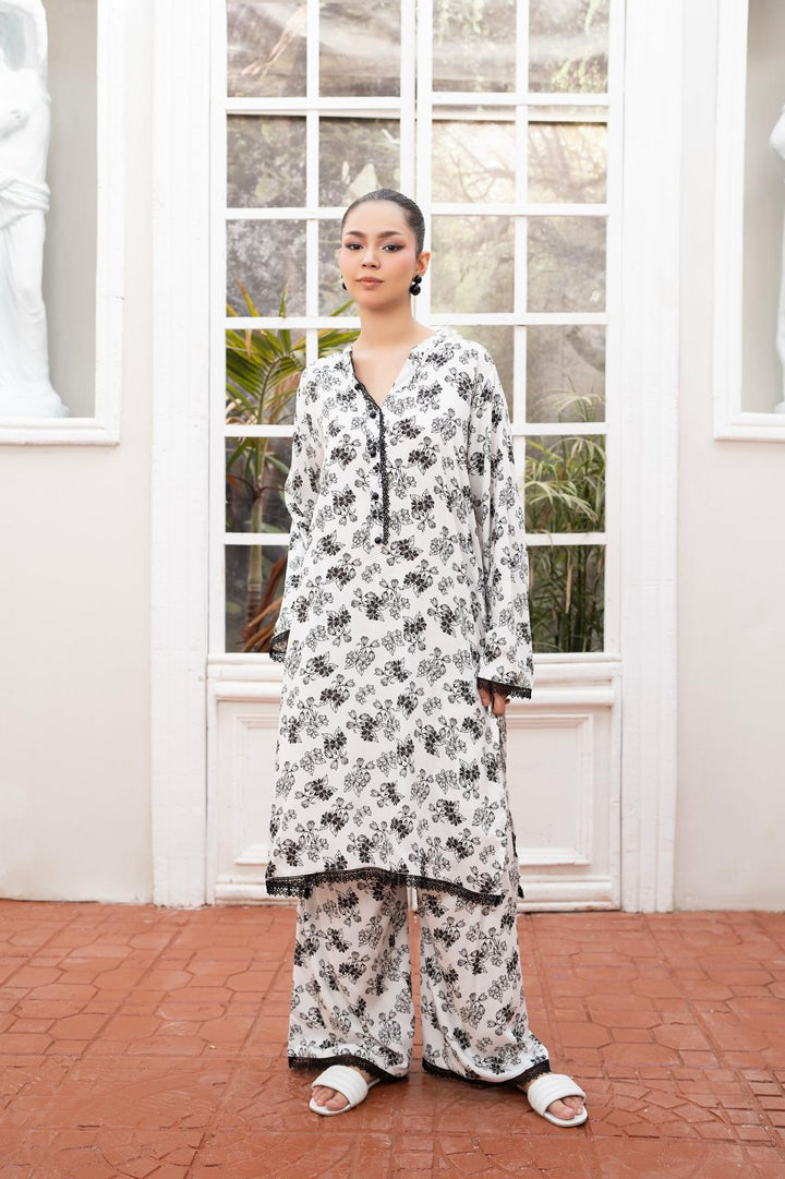 Floral printed 2pc