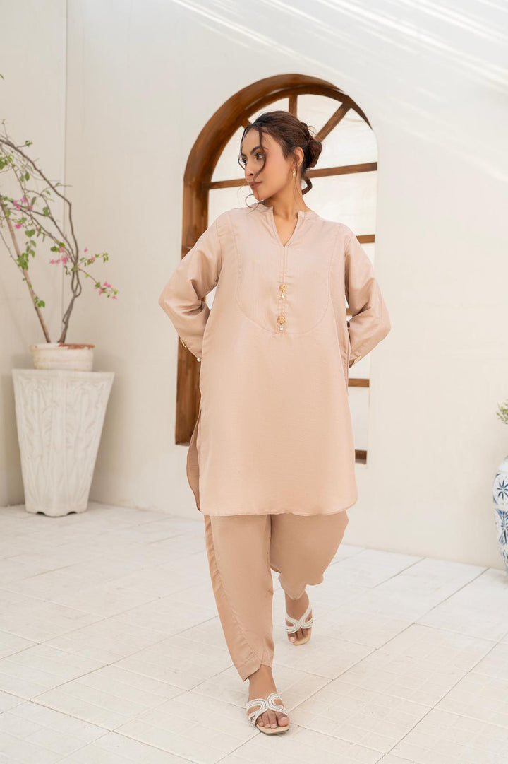 Solid Raw Silk 2pc