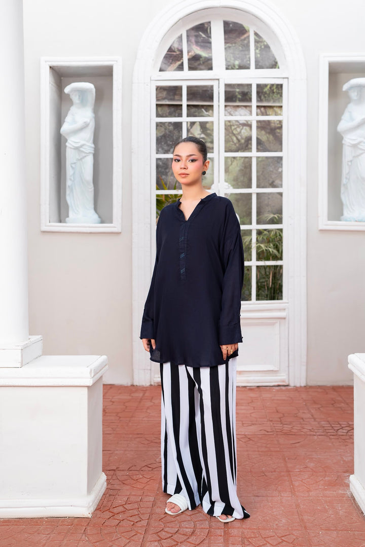 Large striped 2pc
