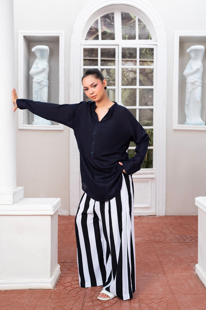 Large striped 2pc