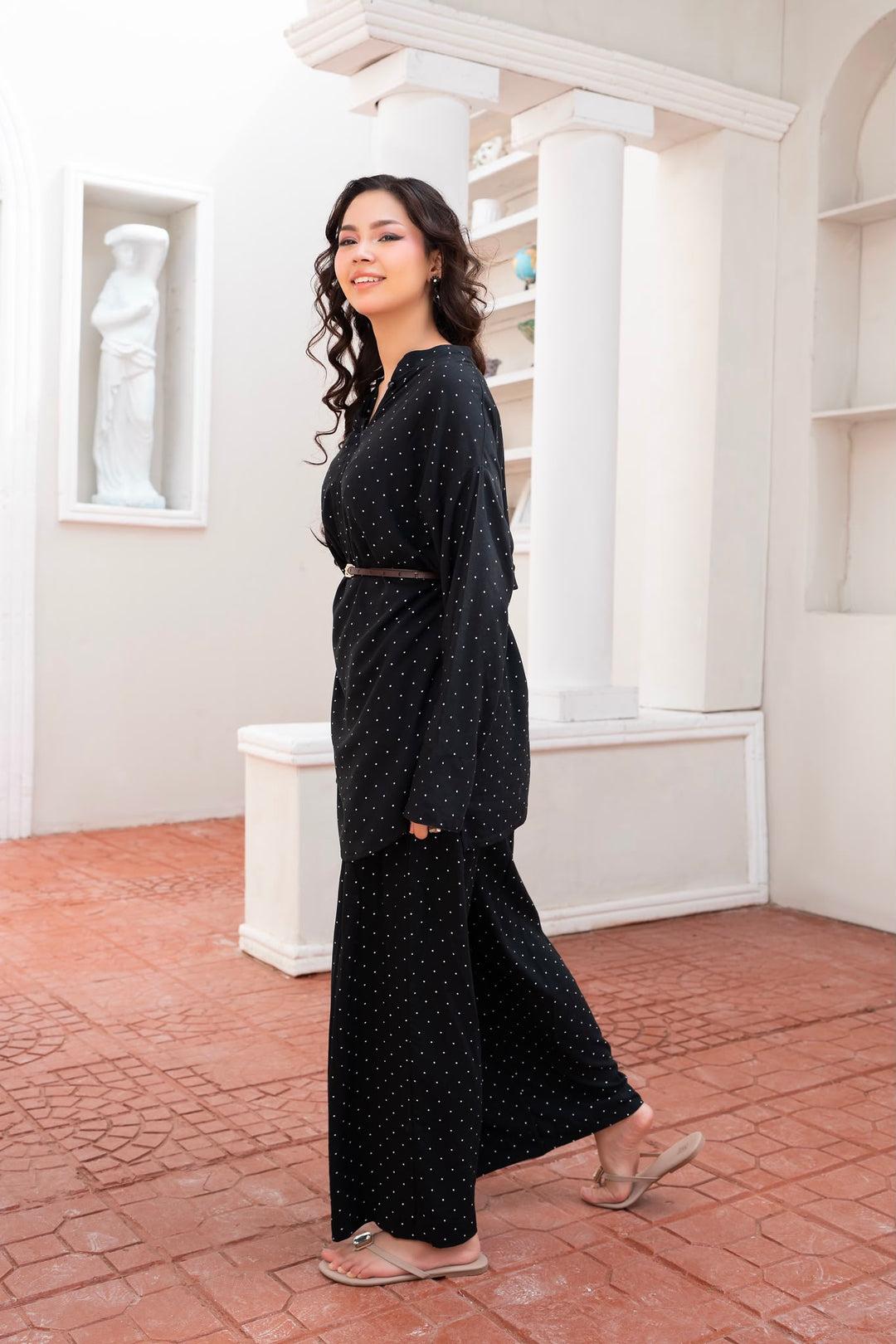 Polka dot oversized 2pc