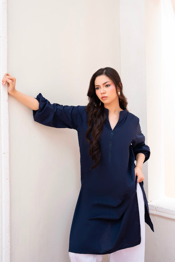 Basic cotton tunic