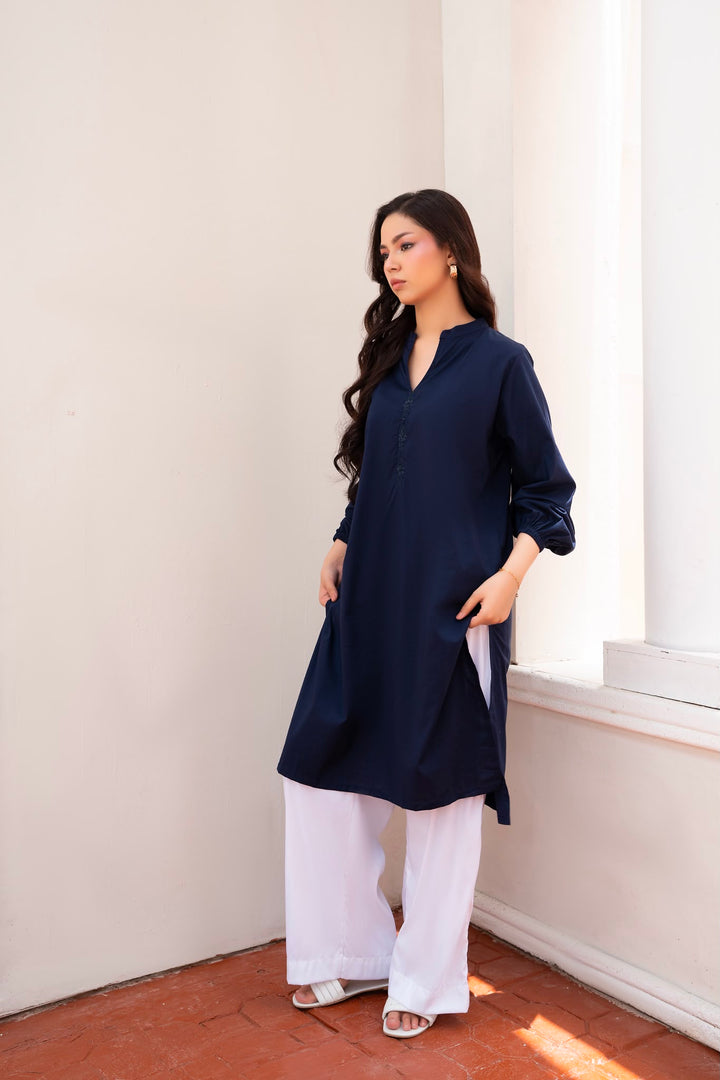 Basic cotton tunic