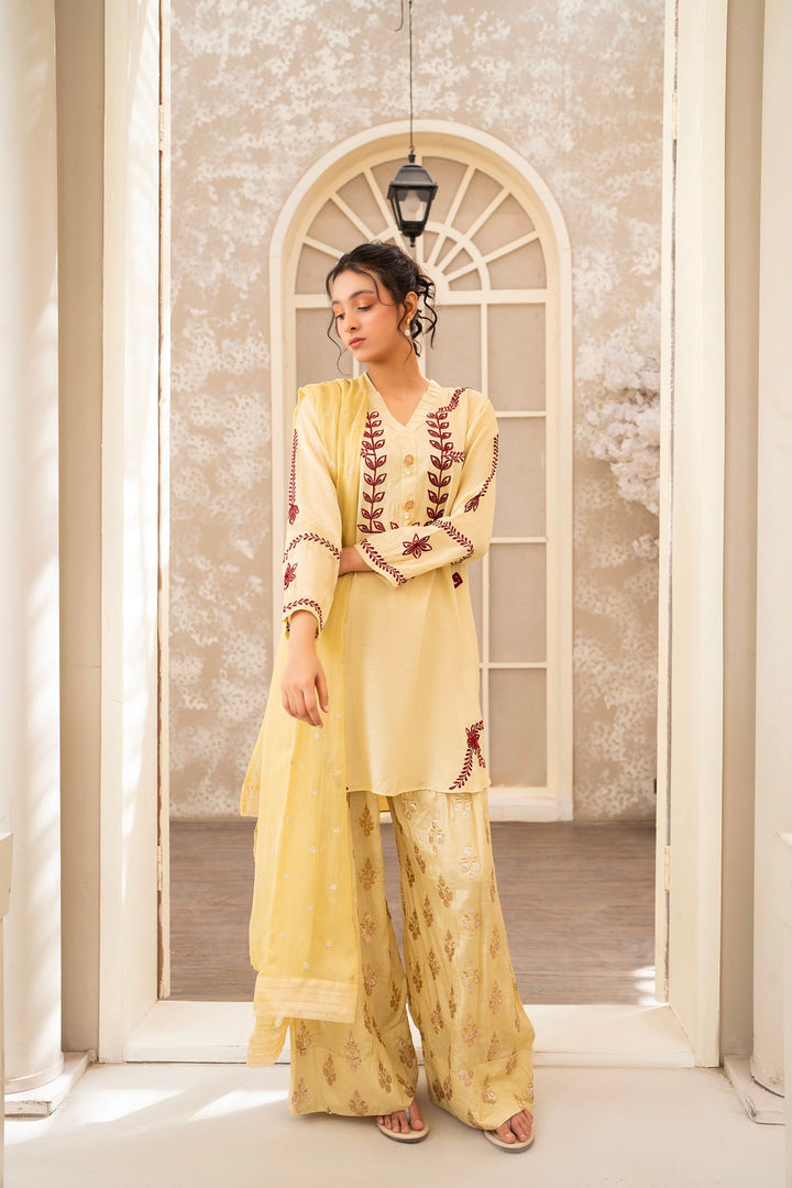 Sheesha silk embroidered