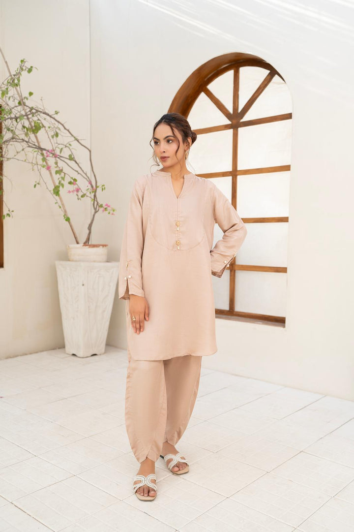 Solid Raw Silk 2pc