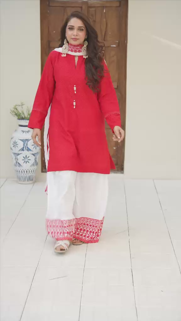 Chikankari 3 piece